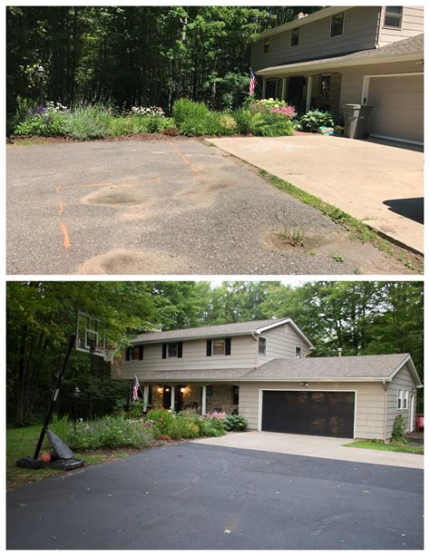 How we saved a TON of money on our driveway repair - Bright Green Door