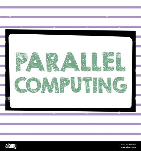 Parallel computing text Cut Out Stock Images & Pictures - Alamy