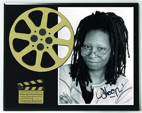 Whoopi Goldberg Limited Edition Reproduction Autographed Movie Reel Display K1 - Gold Record ...
