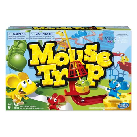 Mouse Trap Board Game, Includes Coloring and Activity Booklet for Kids Ages 6 and Up, Pre-School ...