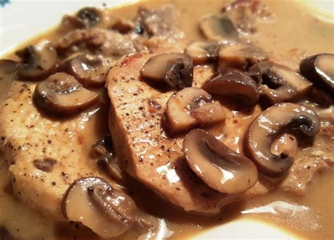 Pressure Cooker Pork Chops in Homemade Mushroom Gravy | This Old Gal