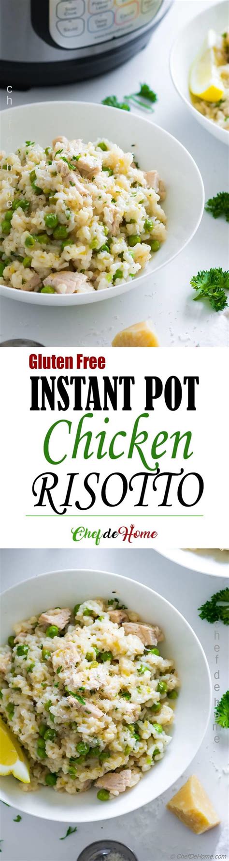 Chicken Risotto Instant Pot Recipe | ChefDeHome.com