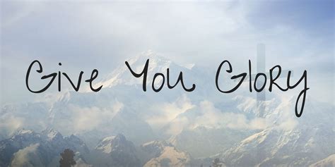 Give You Glory Font FREE Download & Similar Fonts | FontGet