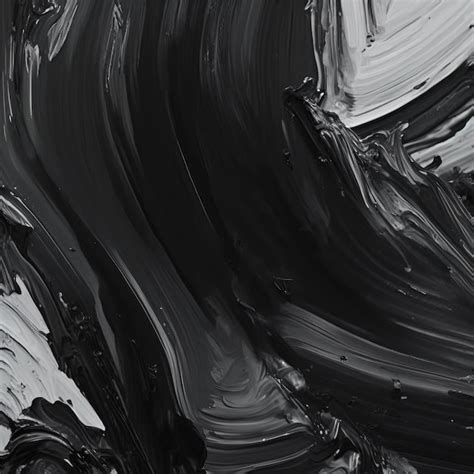 Premium Photo | Abstract background Beautiful strokes of black paint as a closeup 3d rendering ...