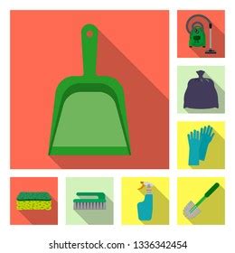 Vector Illustration Cleaning Service Logo Set Stock Vector (Royalty Free) 1336342454 | Shutterstock