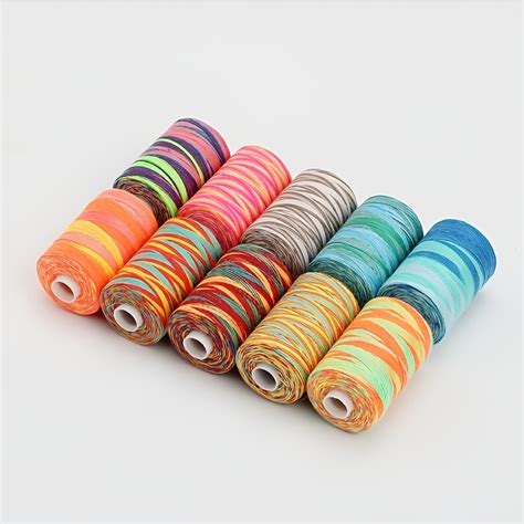 1pc Sewing Machines 1000 Yards Diy Sewing Lovers With High Strength Mixed Colours Polyester ...