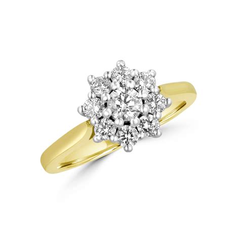 Traditional Diamond Cluster ring | Designs By Avanti Fine Jewellery