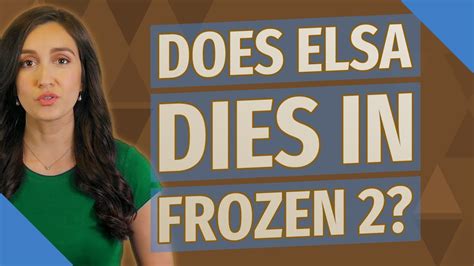 Does Elsa dies in frozen 2? - YouTube