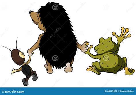 Animal Friends Stock Vector - Image: 44173822