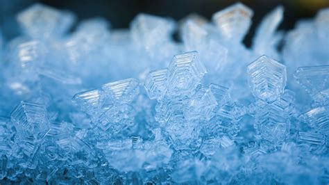 Download wallpaper 3840x2160 ice, crystals, macro, structure, cold 4k ...