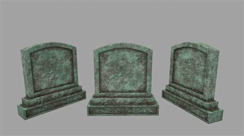 Tombstone Set - 3D Model by icekazim