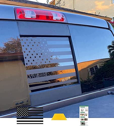 Discover the Most Eye-Catching Flag Decal for Your Truck Back Window!