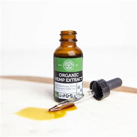 Organic Full Spectrum Hemp Extract Oil for Deeper Sleep & Stress Support