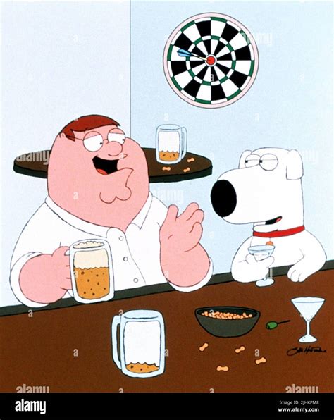 PETER GRIFFIN, BRIAN GRIFFIN, FAMILY GUY, 1999 Stock Photo - Alamy