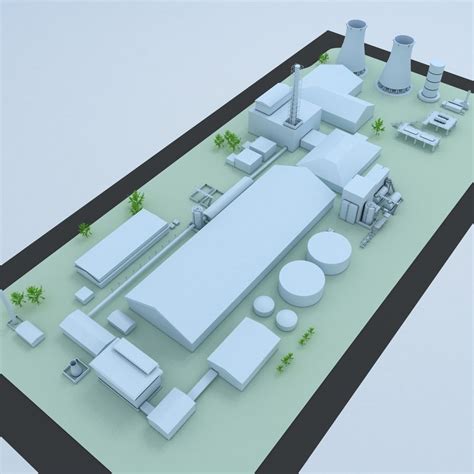 Generic layout factory industrial 3D - TurboSquid 1356121