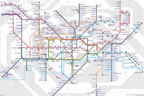 Large Print Tube Map Pleasing London Underground Printable With And ...