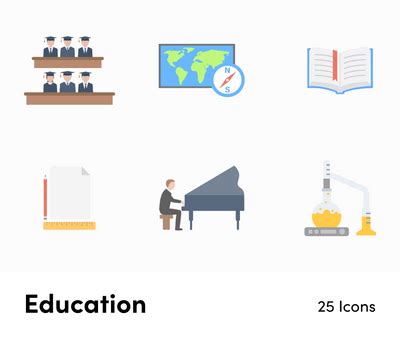 Education Icons – Infografolio