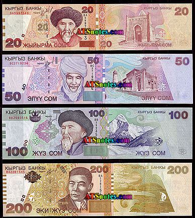 Kyrgyzstan banknotes - Kyrgyzstan paper money catalog and Kyrgyz ...