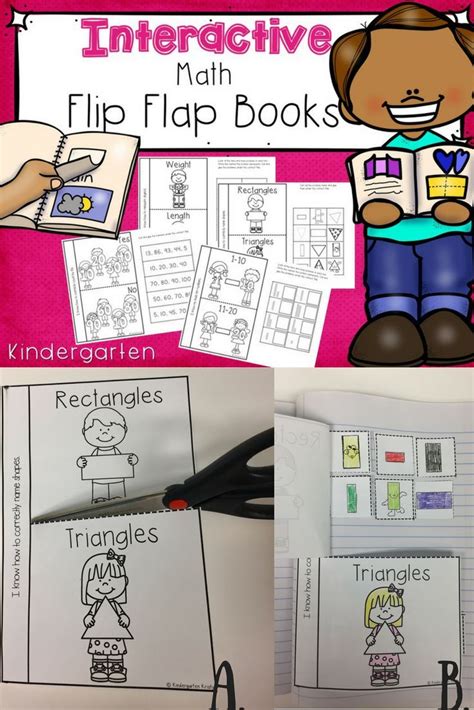 15 different kindergarten math interactive flip flap books. All of the books can be used in an ...