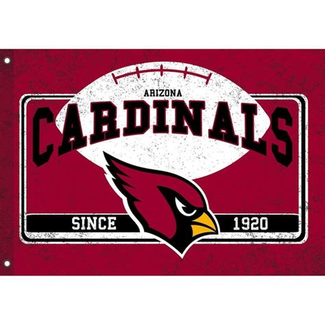 Team Sports America 3-ft W x 4.3-ft H Arizona Cardinals Flag in the ...