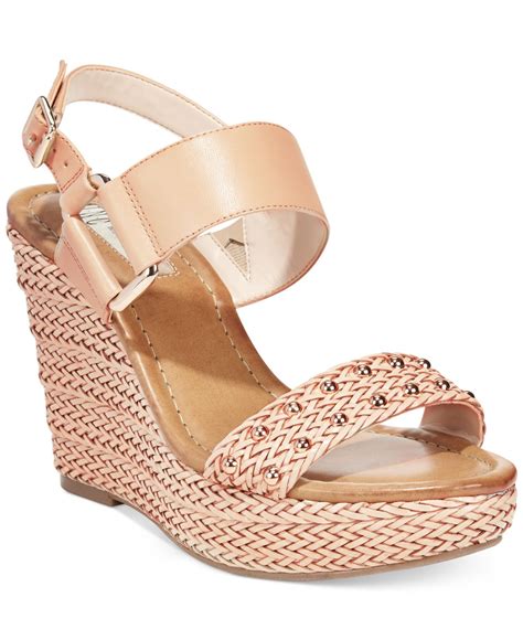 Inc international concepts Women's Alffie Platform Wedge Sandals in ...