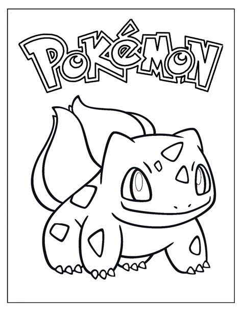 9 Popular Bulbasaur Coloring Pages – Craftwhack