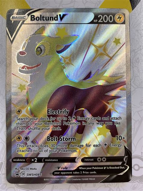 Mavin | Boltund V SWSH085 Shiny Promo Full Art Ultra Rare Shining Fates ...