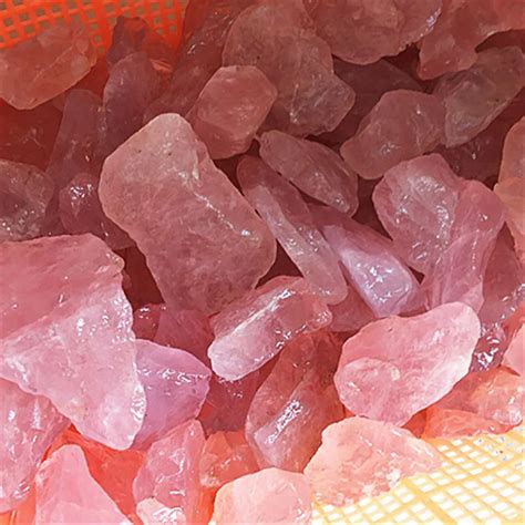 crystal love natural stones and minerals Pink Natural Rare Fluorite Crystal polish Stone Rocks ...