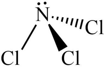 What is the electron pair geometry of NCl3? | Study.com