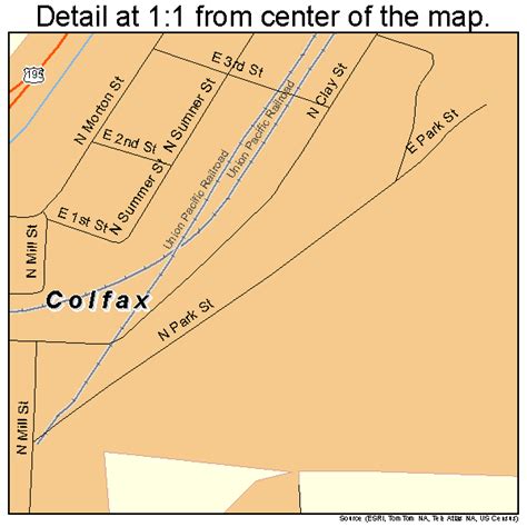 Colfax Washington Street Map 5313785