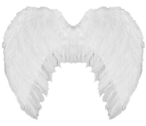 WHITE FEATHER ANGEL WINGS FAIRY FANCY DRESS COSTUME ACCESSORY LARGE ...