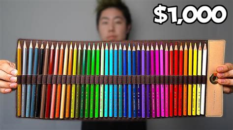 I Bought The World's Most Expensive Colored Pencils – $1,000 | Colored pencils, Colored pencil ...