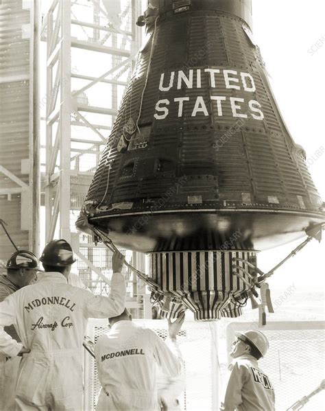 Mercury-Atlas 6 launch preparation - Stock Image - C007/4455 - Science ...