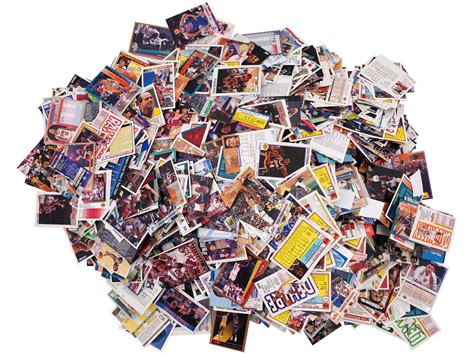 Large Collection Of Basketball Sports Trade Cards Auction