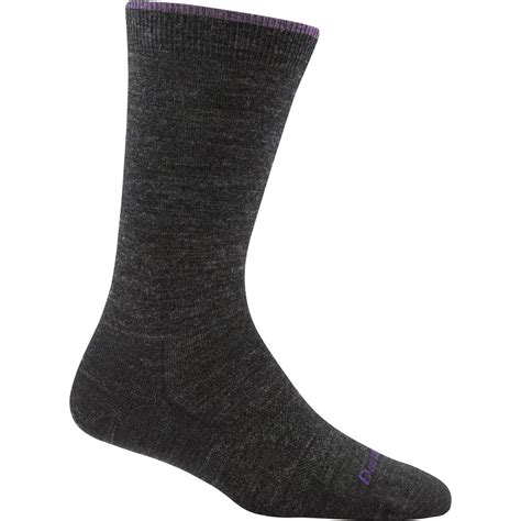 Darn Tough Merino Wool Solid Basic Light Crew Sock - Women's ...