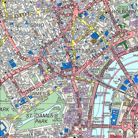 Map - London West End | London map, Vintage maps, Tower bridge london