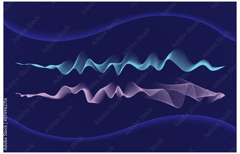 Color Sound Wave on dark Background, technology, and earthquake wave diagram concept, design for ...