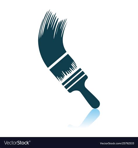 Paint brush icon Royalty Free Vector Image - VectorStock