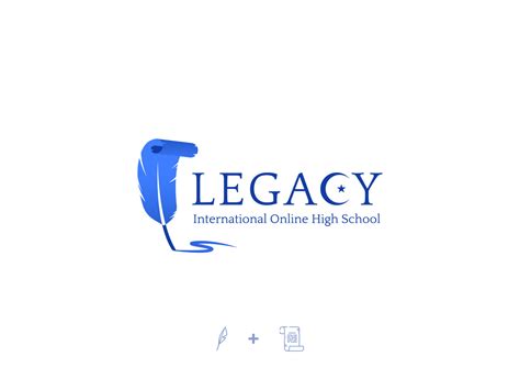 Dribbble - 10. Legacy Logo 1.jpg by Muhammed Faraz