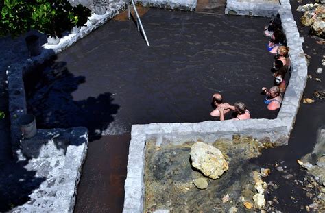 Mud Bath in Sulphur Springs near Soufrière, Saint Lucia - Encircle Photos