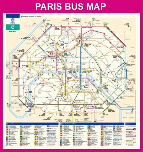 Metro Bus Routes Map