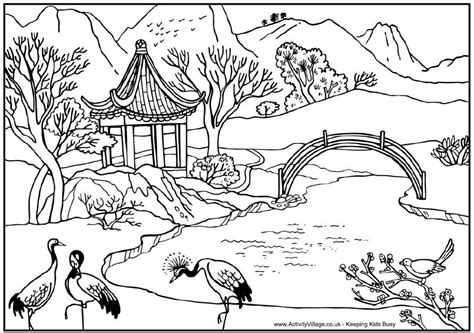 Landscapes to color 3 - L&scapes Adult Coloring Pages