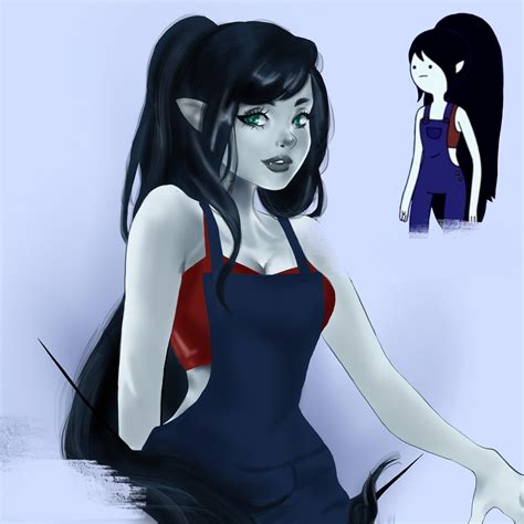 My fan art of Marceline in my art style! : r/adventuretime