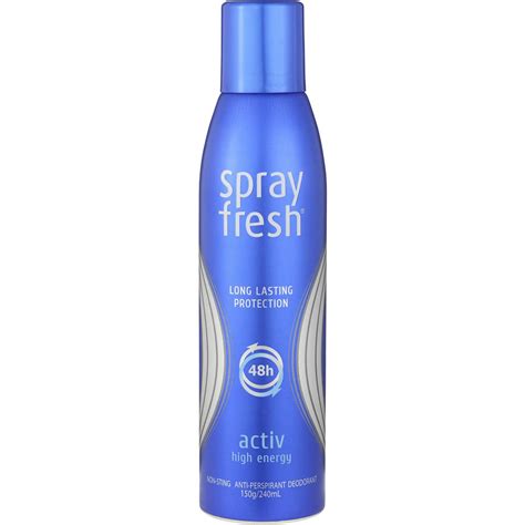 Spray Fresh Deodorant Aerosol Activ 150g | Woolworths