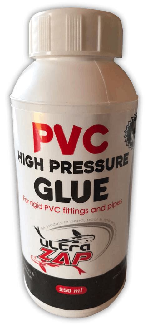 PVC glue for high pressure pipe joints, aquaponics and hydroponics