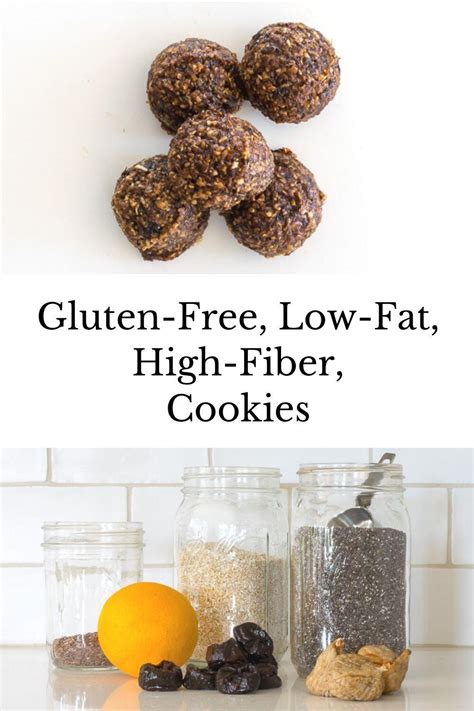 High Fiber Cookies Recipe: low-fat & gluten-free · Nourish and Nestle