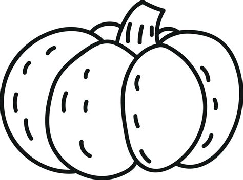 Thanksgiving Doodle Style Pumpkin Drawing 6719410 Vector Art at Vecteezy