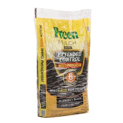 Preen 2-cu ft Black Hardwood Mulch Plus Weed Control Mulch in the ...