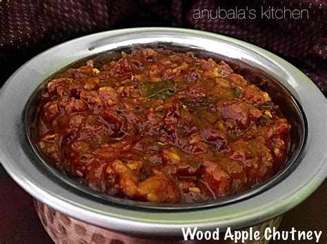 Wood Apple Chutney http://anubalaskitchen.com/2015/09/wood-apple-chutney/ | Apple chutney ...