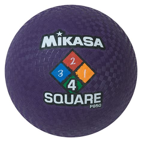 Four Square playground ball, purple